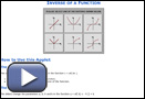 This play button opens Inverse of a Function.