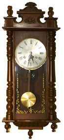 This is a photo of a pendulum clock.